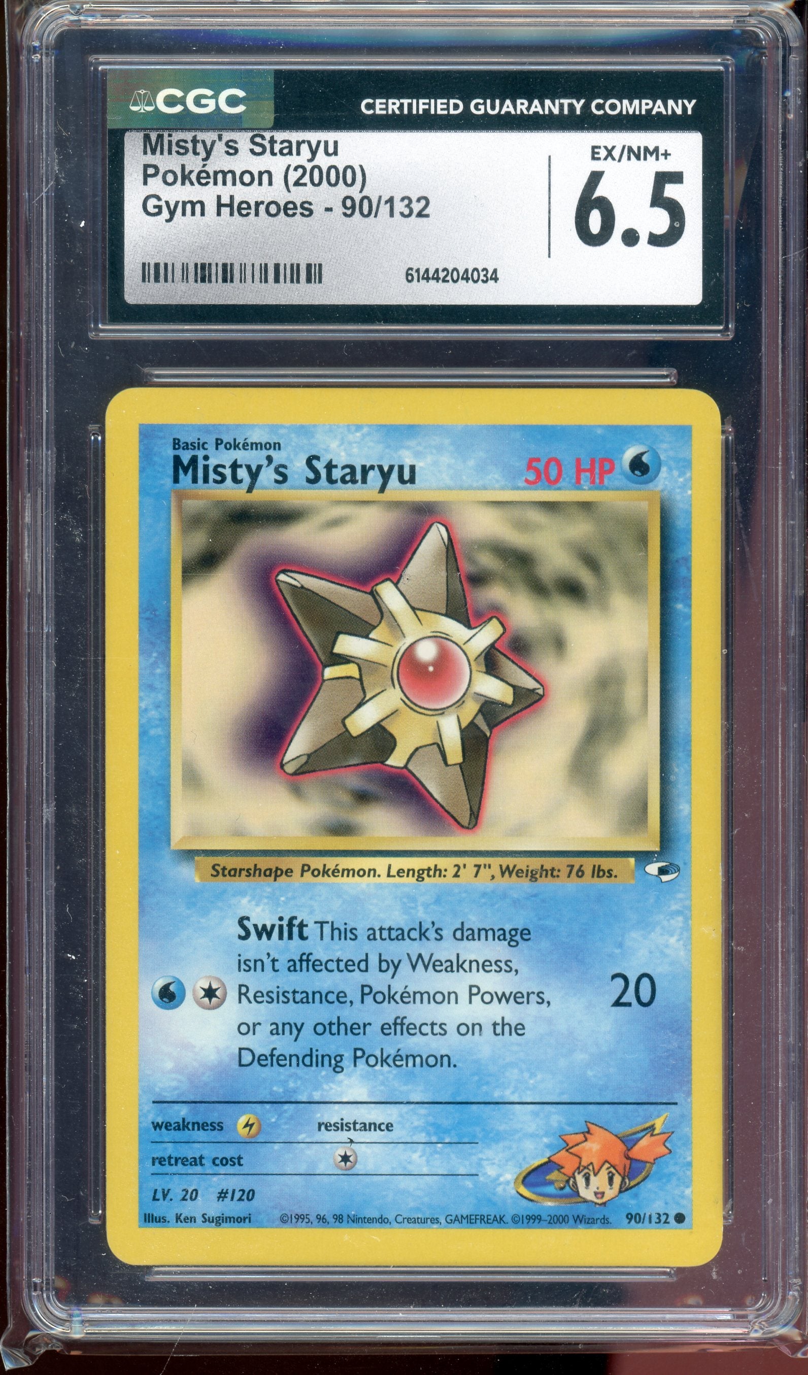 CGC 6.5 MISTY'S STARYU