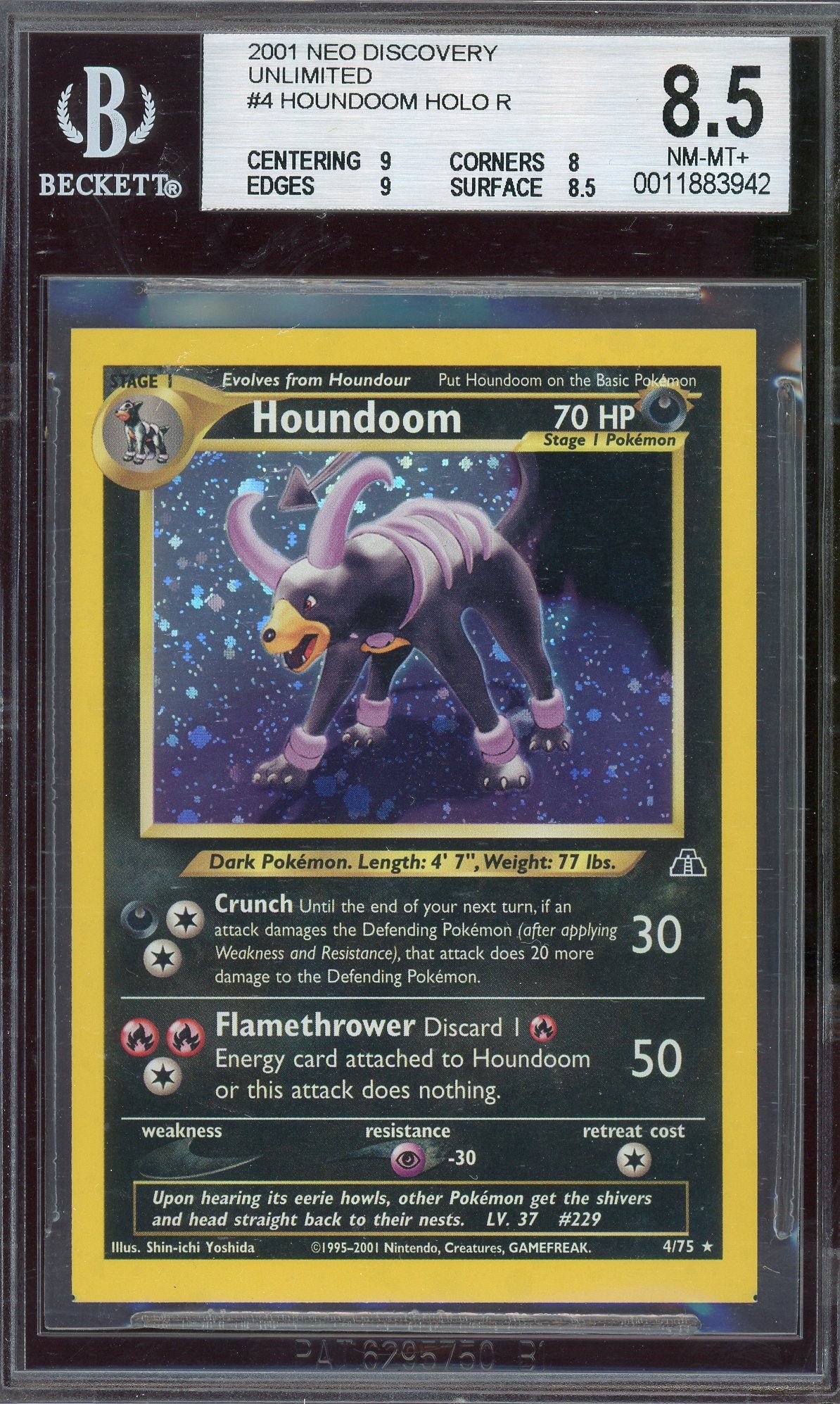 BGS 8.5 Houndoom Holo R