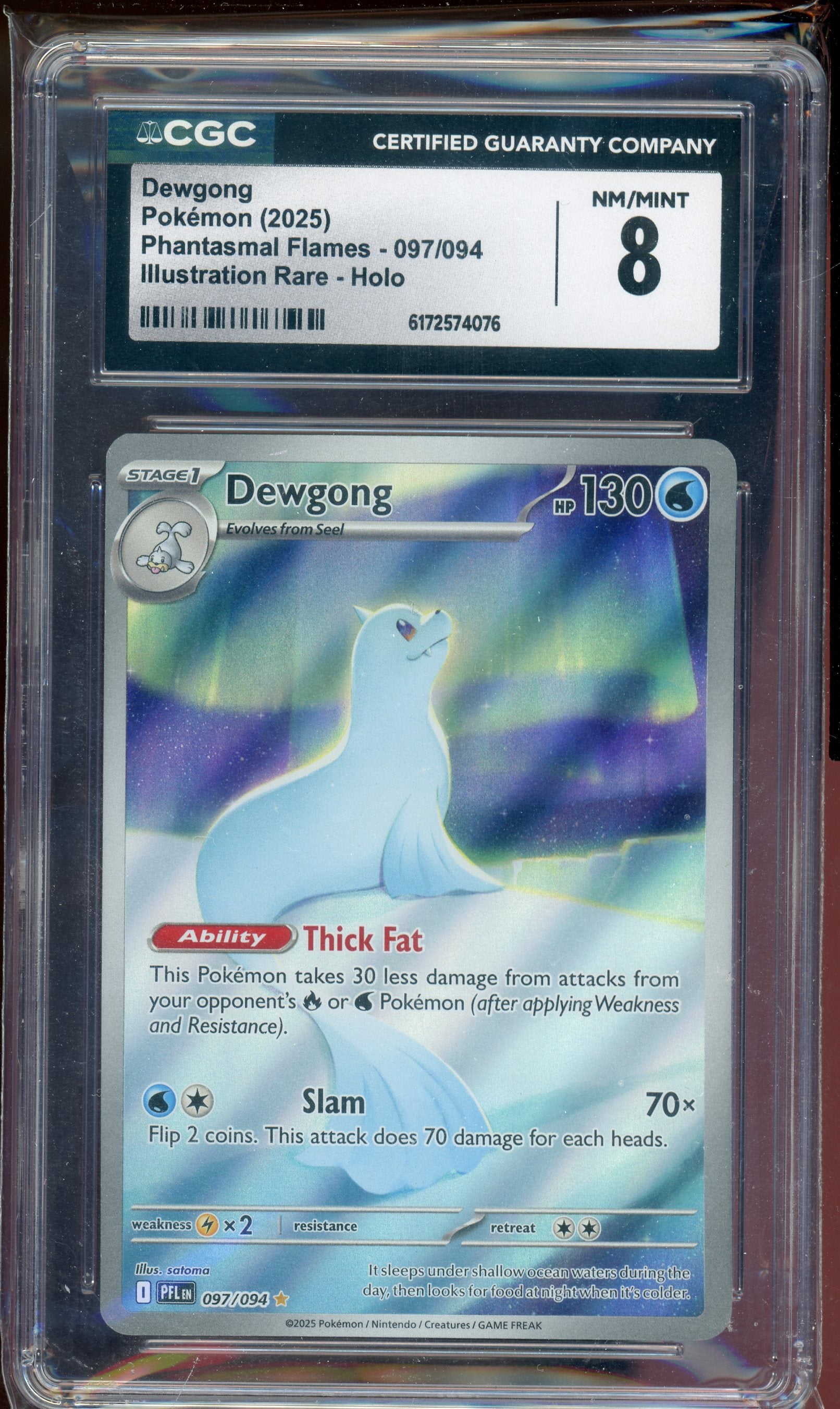 CGC 8 DEWGONG PHANTASMAL FLAMES