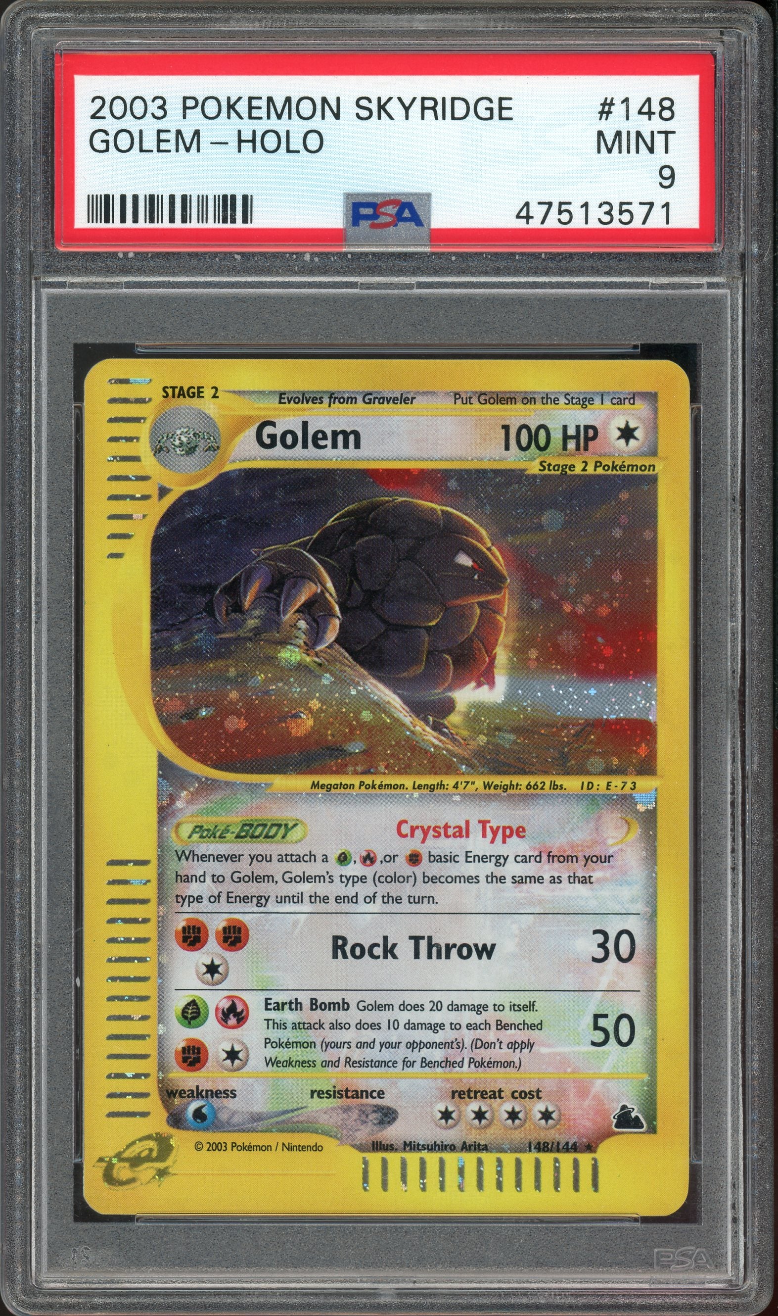PSA 9 GOLEM-HOLO