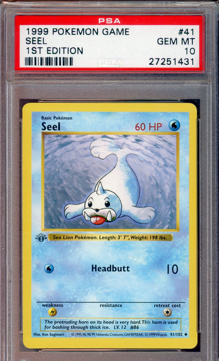 PSA 10 #41 SEEL 1ST EDITION