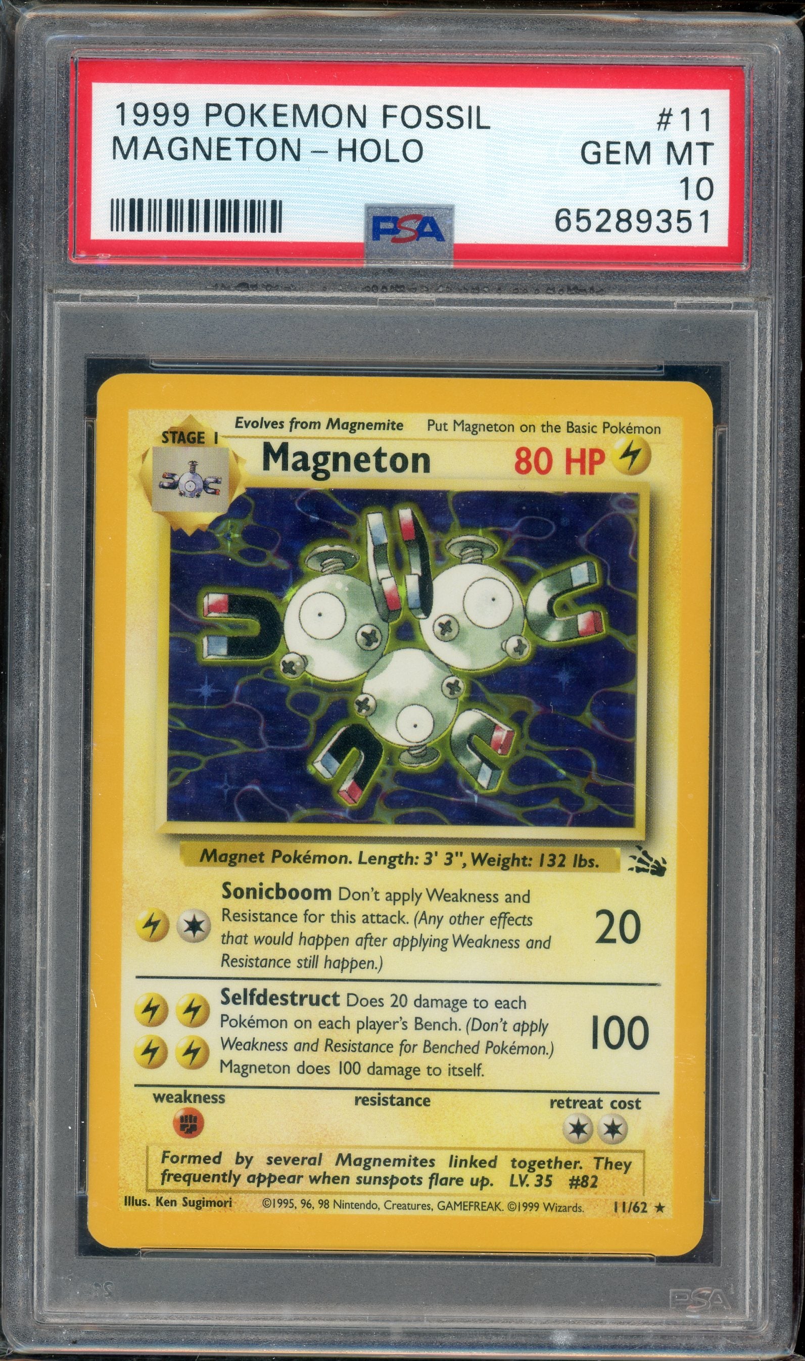 PSA 10 MAGNETON-HOLO