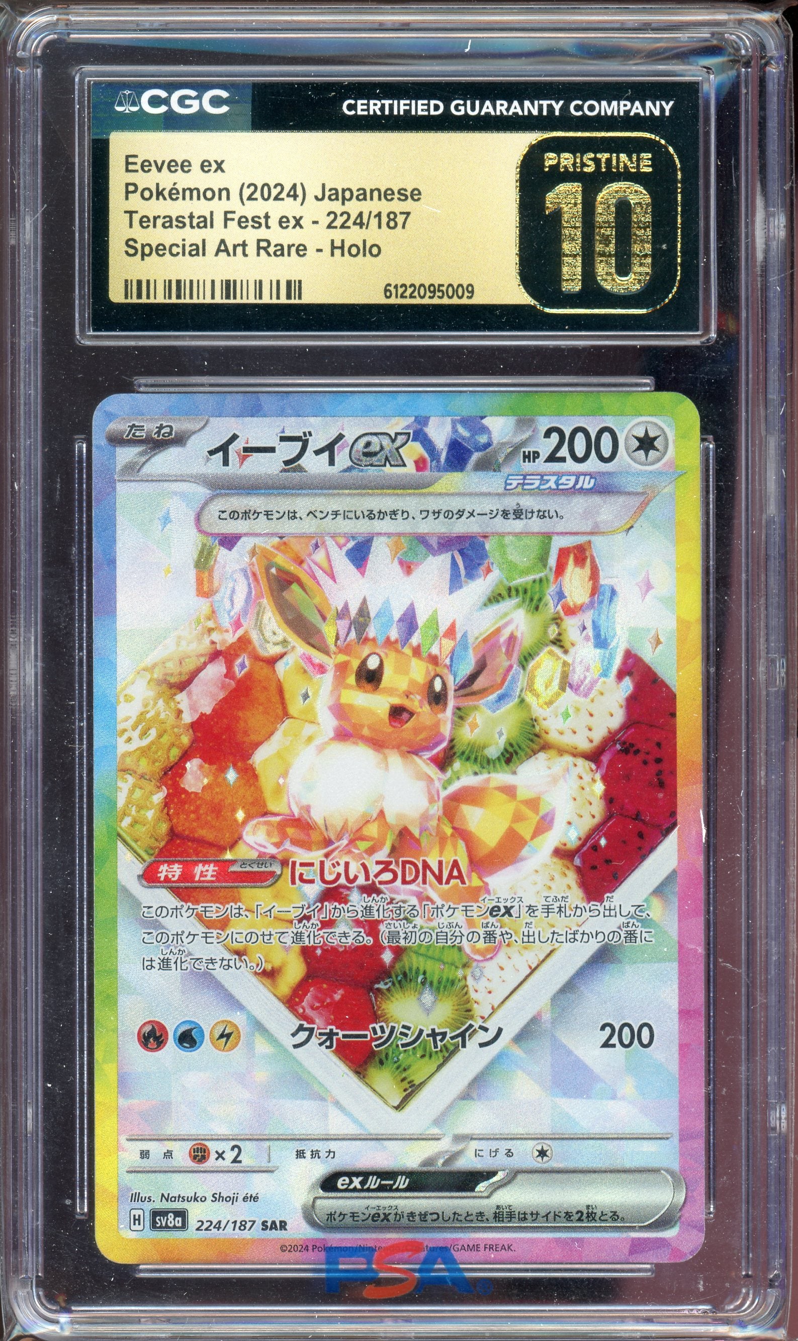 Pristine 10 Eevee ex 224/187
