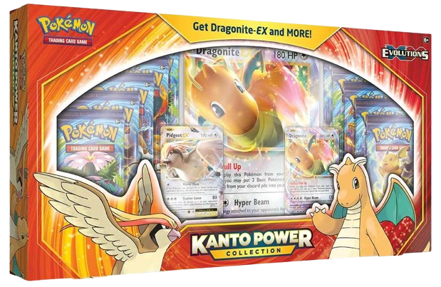 Boîte de collecte de pouvoir Dragonite et Pidgeot EX Kanto