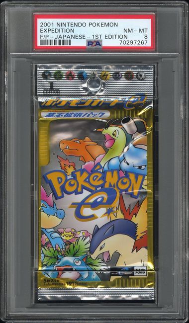 PSA 8 NINTENDO POKEMON EXPEDITION FOIL PACK JAPANESE-1ST EDITION