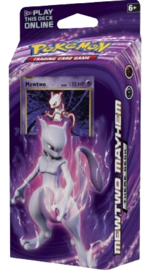 Mewtwo Mayhem Evolutions Theme Deck Box