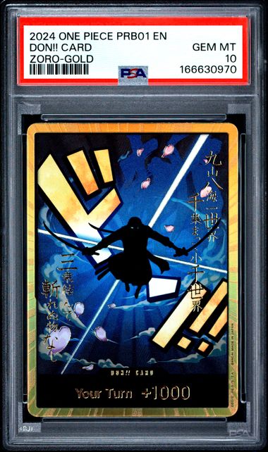 PSA 10 ZORO GOLD DON!!