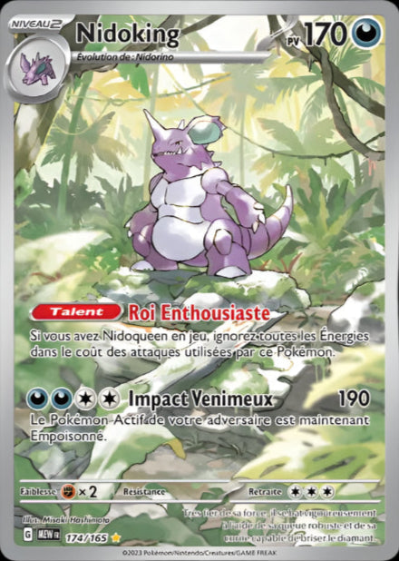 Nidoking - 174/165 - Illustration Spéciale Rare French
