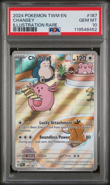 PSA 10 CHANSEY ILLUSTRATION RARE
