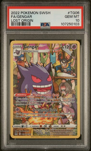 PSA 10 GENGAR LOST ORIGIN