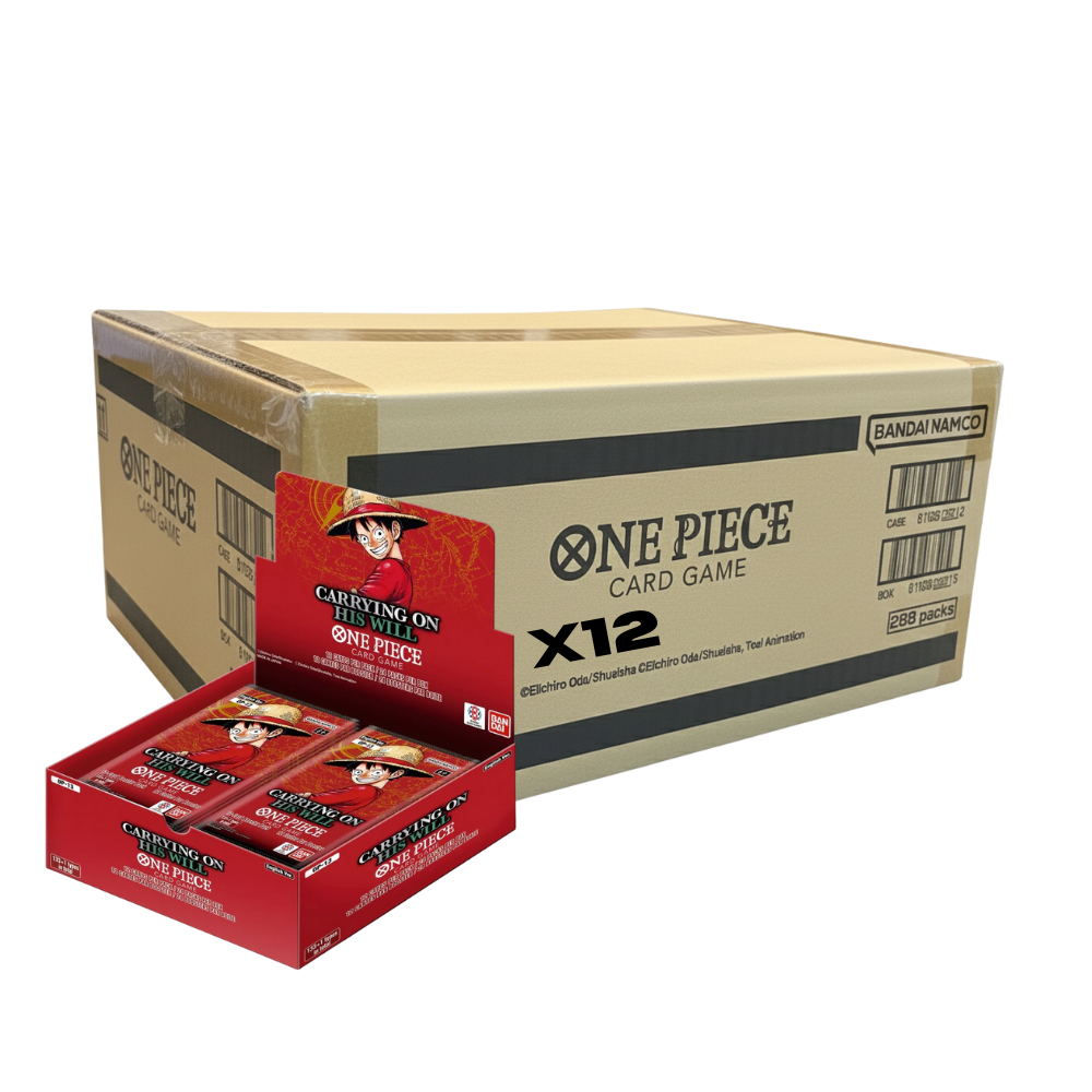 Sealed Case OP-13 Carrying on his Will Booster Box