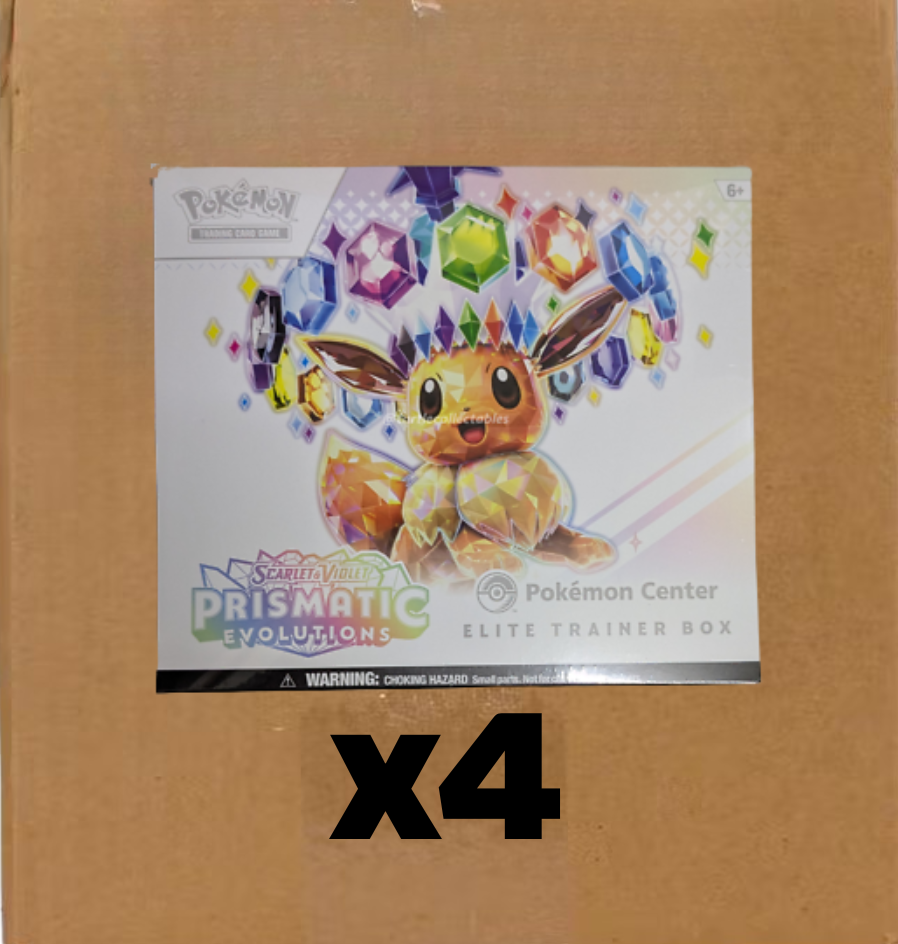 Sealed Case Prismatic Evolutions PC ETB x4