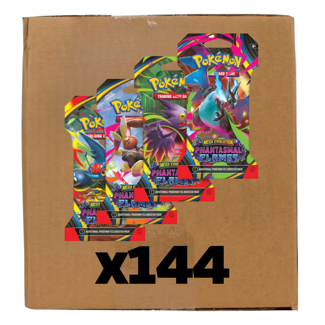 pokemon phantasmal flames booster box case Sealed Case Phantasmal Flames Sleeved Pack
