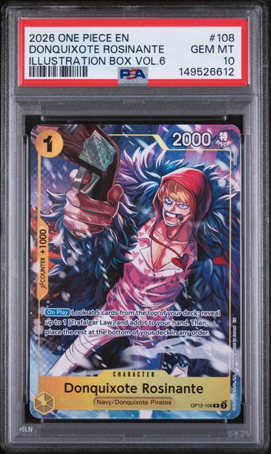 PSA 10 DONQUIXOTE ROSINANTE