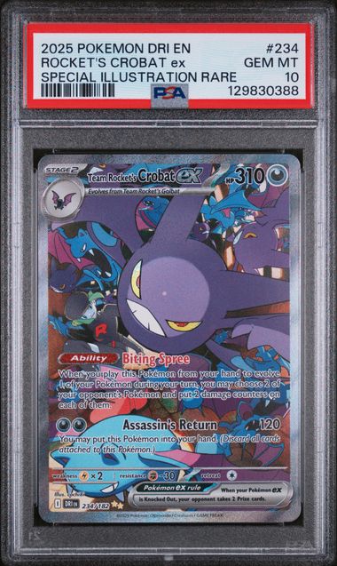 PSA 10 ROCKET'S CROBAT ex