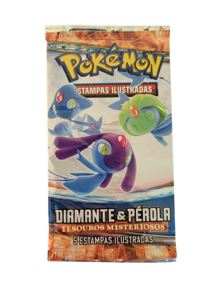 pokemon diamond and pearl mysterious treasures booster box Diamante & Perola Tésouros Misteriosos Portugese Pack ¡Increíble! Abriendo un paquete de