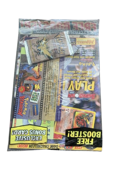 Top Deck Magazines (WOTC) - May 2000 No. 6 SEALED with FOSSIL Booster Pack & Dark Charmeleon Promo