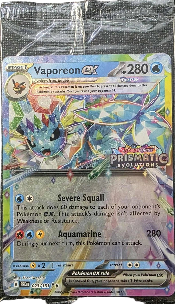 Eeveelutions Prismatic Evolution Stamp Sealed Promo Surprise Box