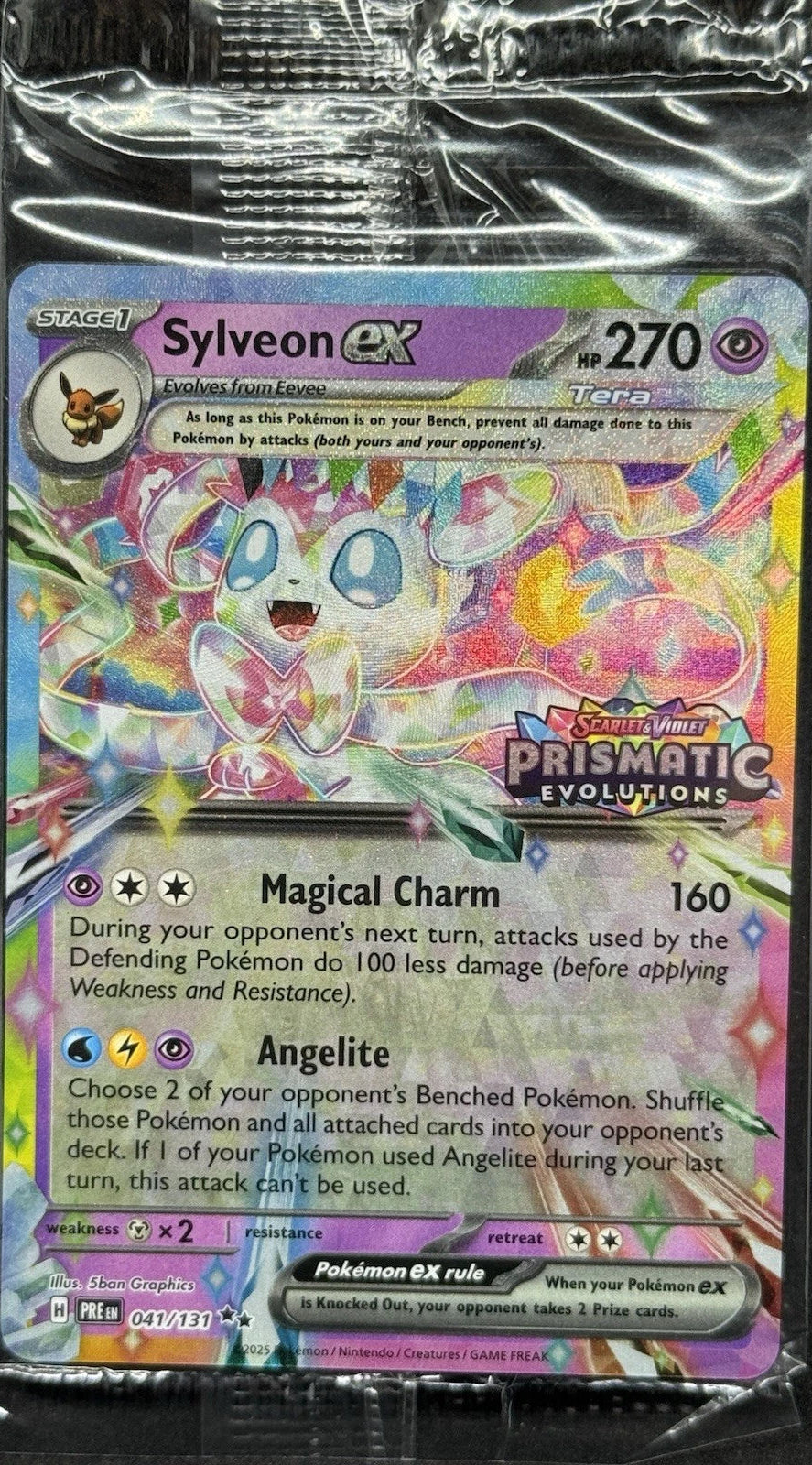 Eeveelutions Prismatic Evolution Stamp Sealed Promo Surprise Box