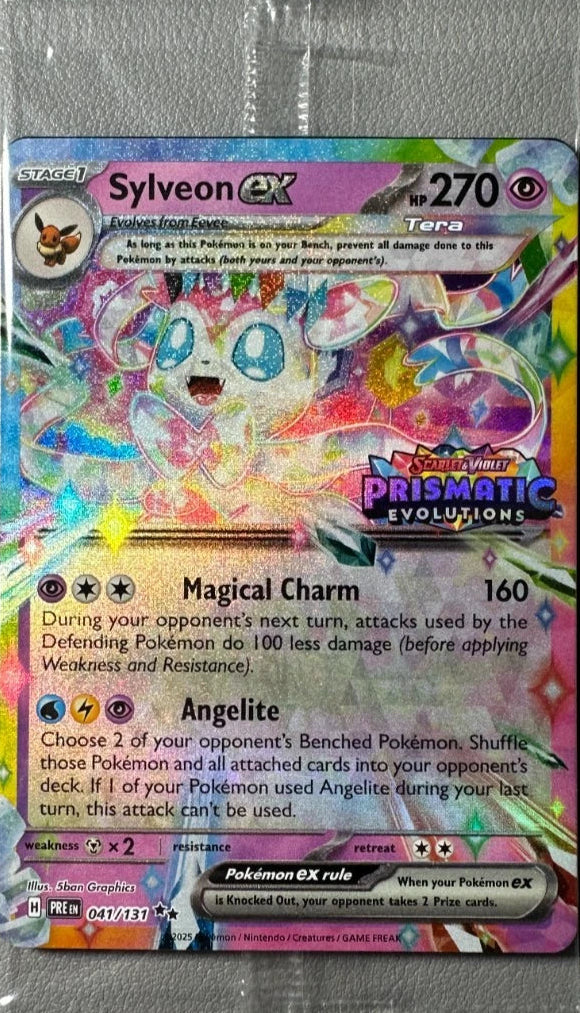 Eeveelutions Prismatic Evolution Stamp Sealed Promo Surprise Box