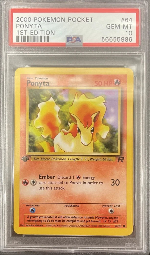 PSA 10 PONYTA 1ST EDITION