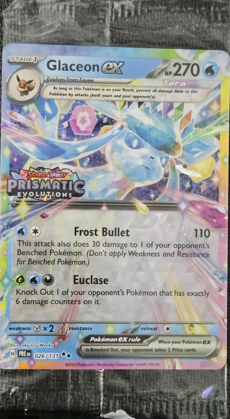 Eeveelutions Prismatic Evolution Stamp Sealed Promo Surprise Box