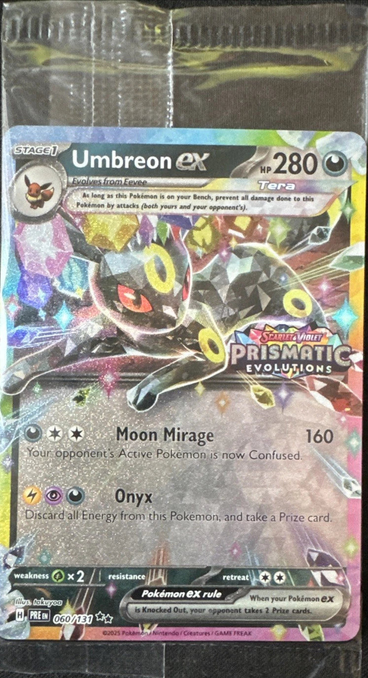 Eeveelutions Prismatic Evolution Stamp Sealed Promo Surprise Box
