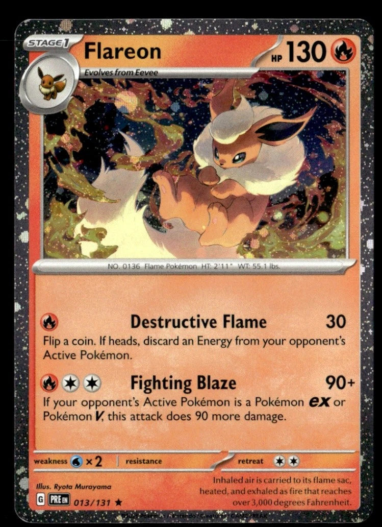 Flareon (Cosmos Holo) (13/131) - Miscellaneous Cards & Products Holofoil