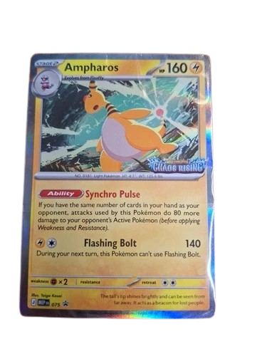 Ampharos (Prerelease) (075) - Chaos Rising Promo SEALED