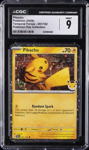 CGC 9 PIKACHU POKEMON DAY
