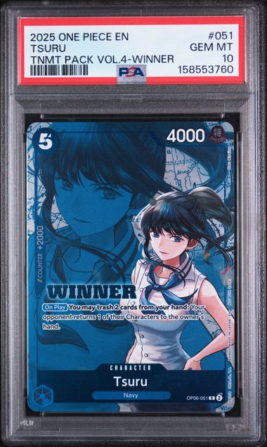 PSA 10 TSURU TNMT PACK VOL.4-WINNER
