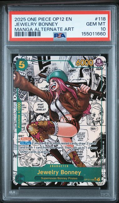 PSA 10 MANGA JEWELRY BONNEY