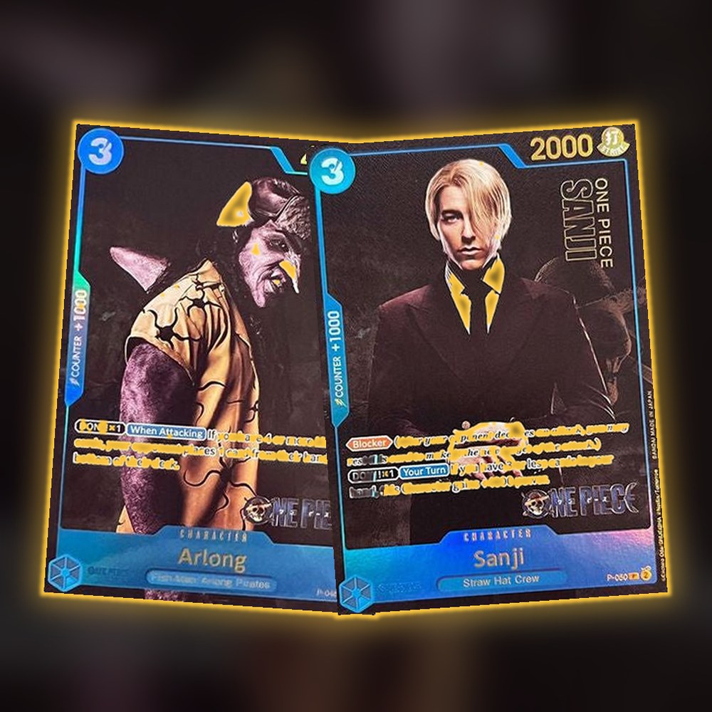 one piece foil cards