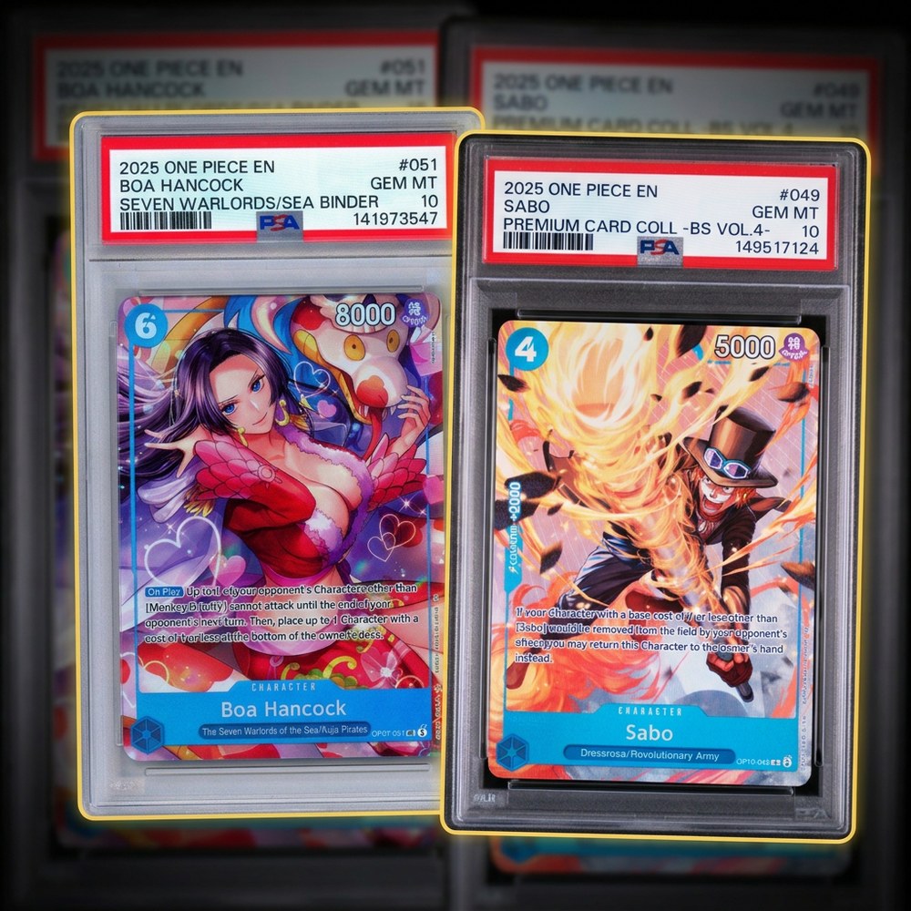 one piece psa slabs