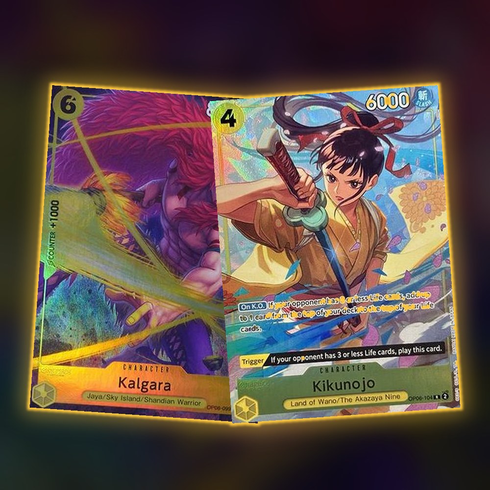 one piece yellow cards