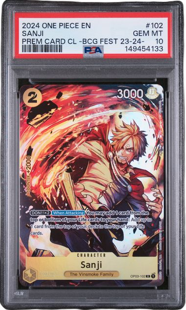PSA 10 SANJI BANDAI CARD GAMES FEST 23-24 EDITION