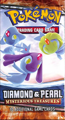 pokemon diamond pearl booster box and Mysterious Treasures Pack Elastics Plus Hook And Sleeve Type:Toploader (3