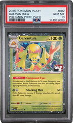 PSA 10 GALVANTULA COSMO HOLO PRIZE PACK