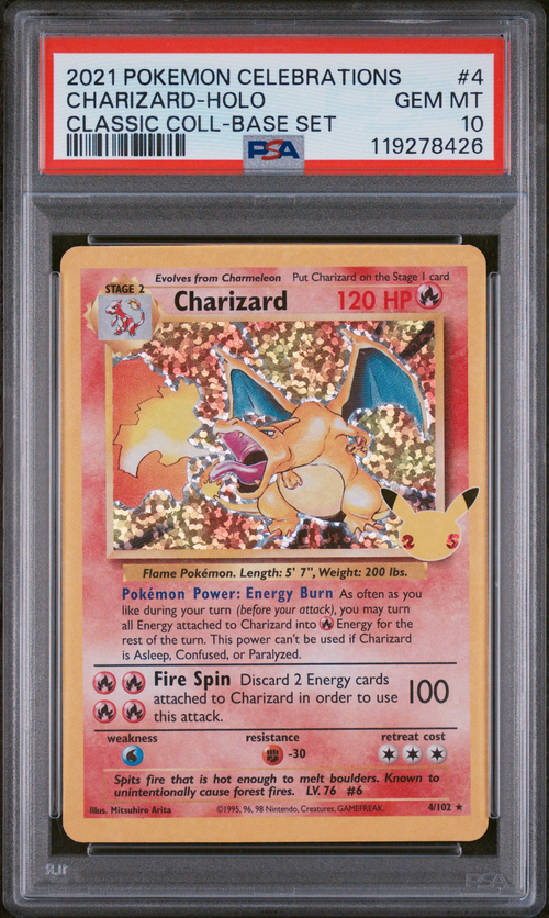 PSA Card Front