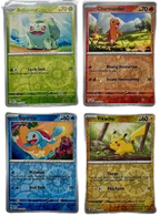 Squirtle,Charmander,Bulbasaur and Pikachu Reverse Cosmos Holo(Costco Exclusive)