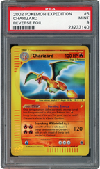 PSA 9 CHARIZARD REVERSE FOIL EXPEDITION