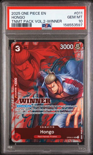 PSA 10 HONGO TNMT PACK VOL.2-WINNER