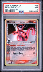 PSA 7 MEWTWO HOLO DELTA SPECIES