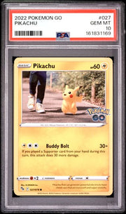 PSA 10 PIKACHU POKEMON GO
