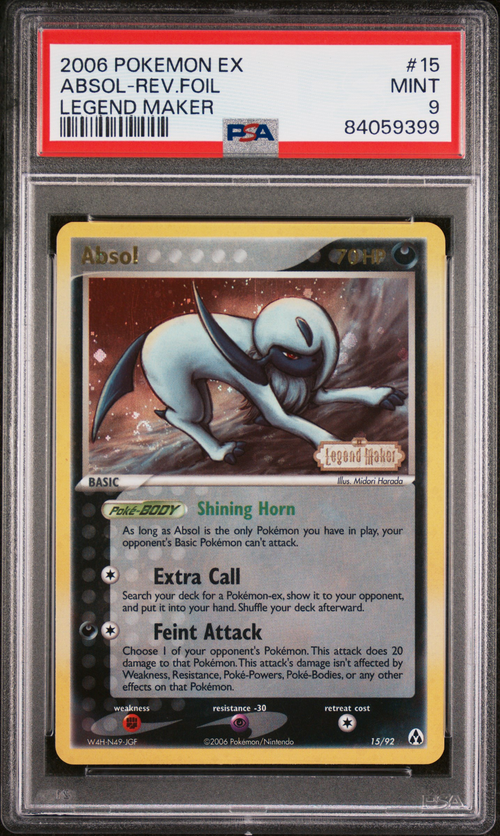 PSA Card Front