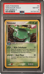 PSA 8 VENUSAUR HOLO POP SERIES 2
