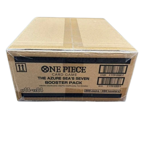 The Azure Sea's Seven Sleeved Booster Pack (144) - Sealed Case
