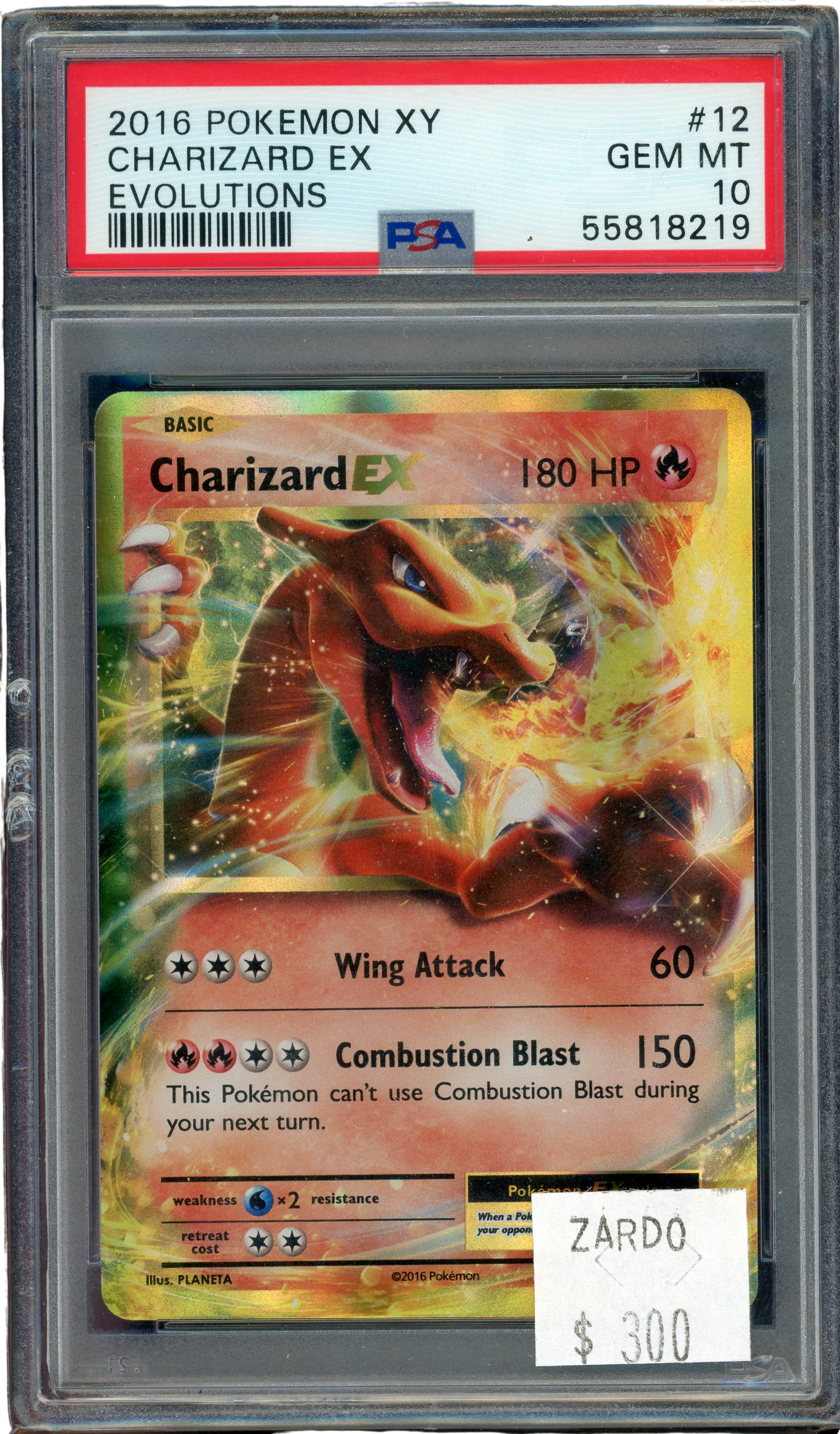 PSA 10 Charizard EX -XY Evolution 