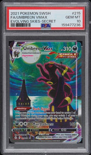PSA 10 FA/UMBREON VMAX EVOLVING SKIES