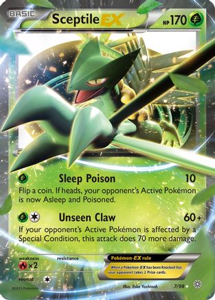 Sceptile EX (7/98) - XY  Ancient Origins Holofoil